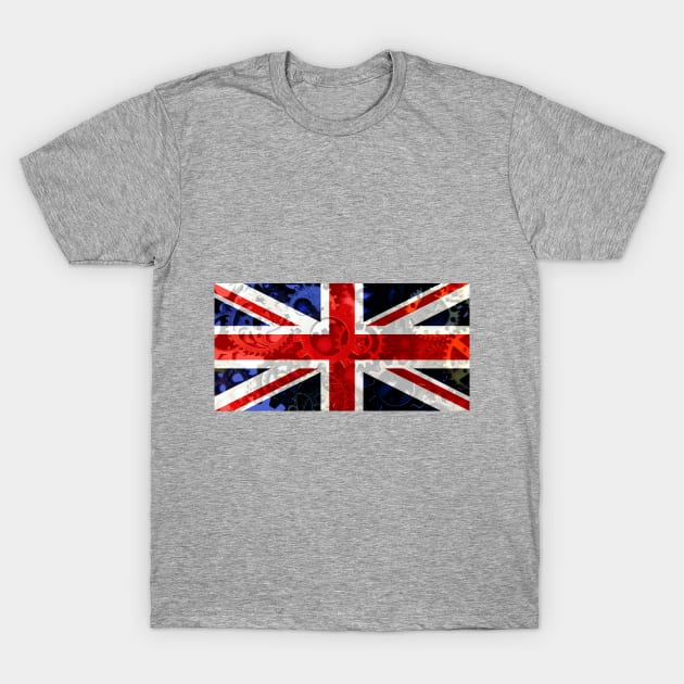 Flag of the United Kingdom - Gears T-Shirt by DrPen